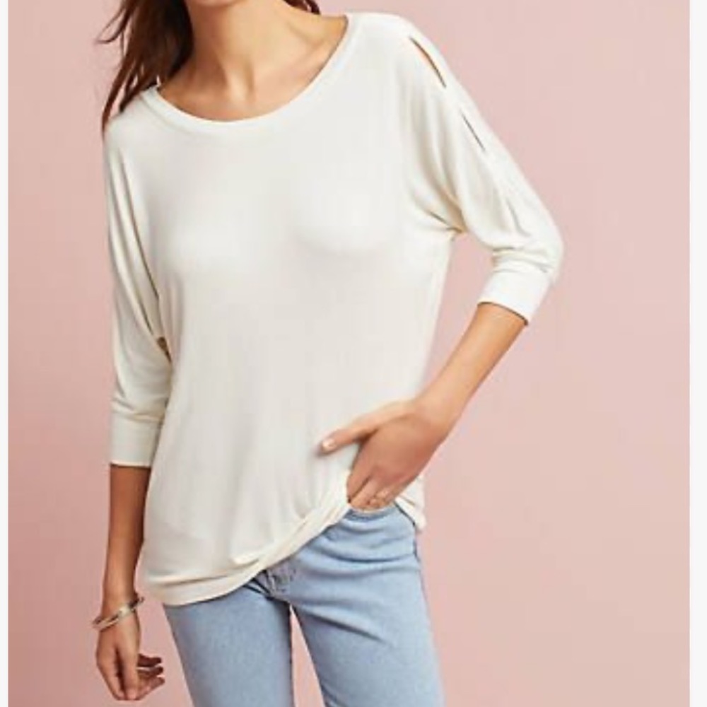 Anthropologie Splendid Breezy Boatneck Tee